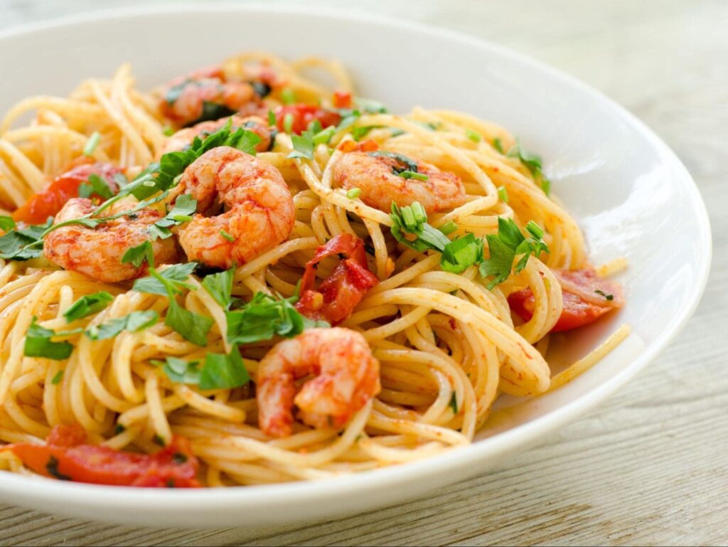 Spaghetti de Camarão